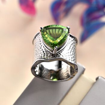 Chartreuse Quarz Ring - 6,26 ct.