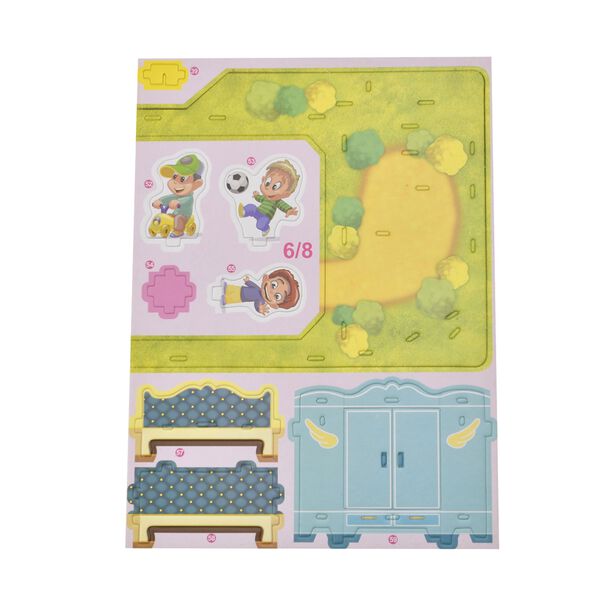 3D-Puzzle Villa Mansion, inkl. aller Werkzeuge, 18x26x41cm image number 4