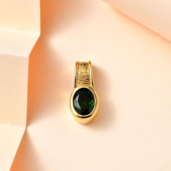 Natürlicher Chromdiopsid-Anhänger - 1,01 ct. image number 2