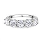 Moissanit Ring, 925 Silber rhodiniert (Größe 16.00) ca. 2.23 ct