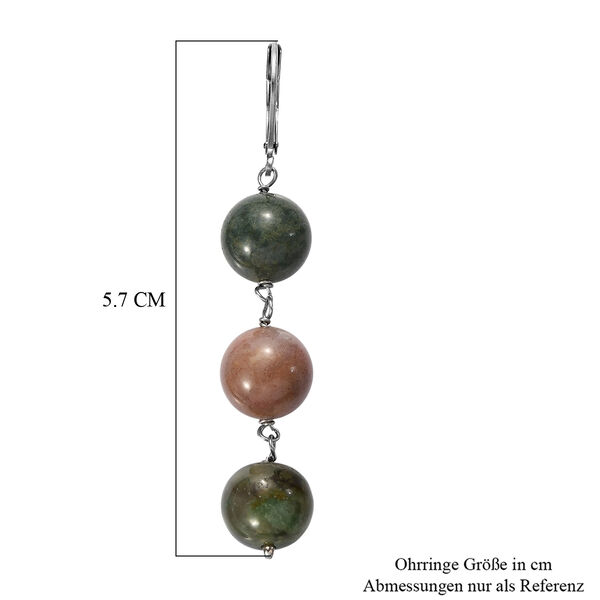 Moosachat Ohrringe - 40 ct. image number 4