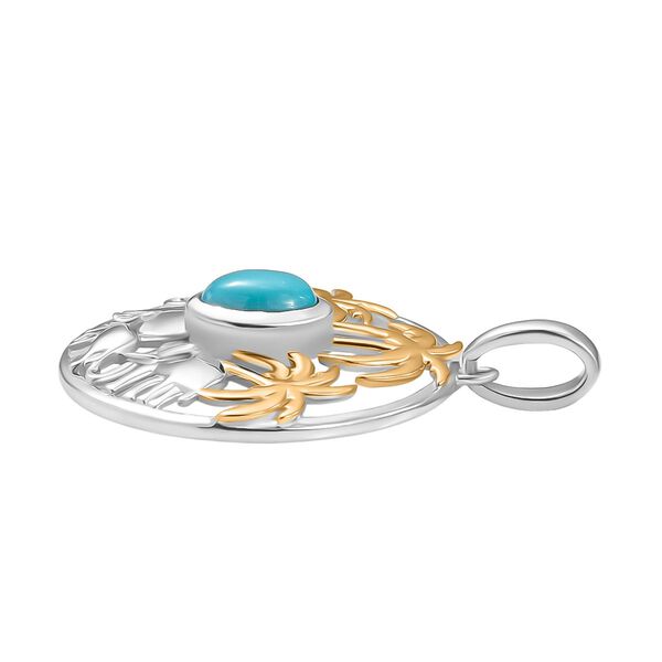 D&rsquo;joy Sleeping Beauty T&uuml;rkis Anh&auml;nger 925 Silber rhodiniert ca. 0.71 ct image number 4