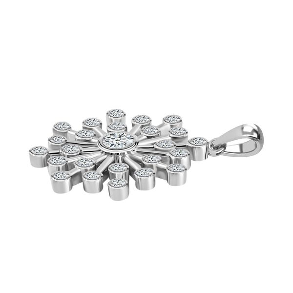 Moissanit Anh&auml;nger - 0,75 ct. image number 4