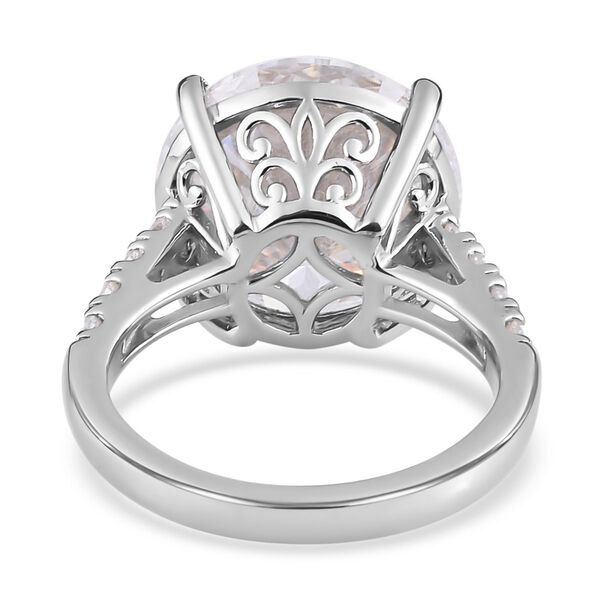 Moissanit Ring - 11,2 ct. image number 6