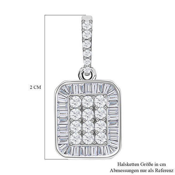 Weißer Diamant, Anhänger, SGL zertifiziert G-H, 585 Weißgold, ca. 0.50 ct image number 5
