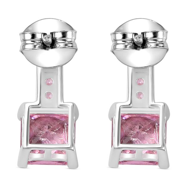 Rosa Zirkonia Ohrringe 925 Silber image number 6