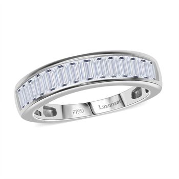 LUXURIANT DIAMOND - Lab Grown Diamant VS-EF SGL zertifiziert Ring 950 Platin (Gr&ouml;&szlig;e 19.00) ca. 2.00 ct