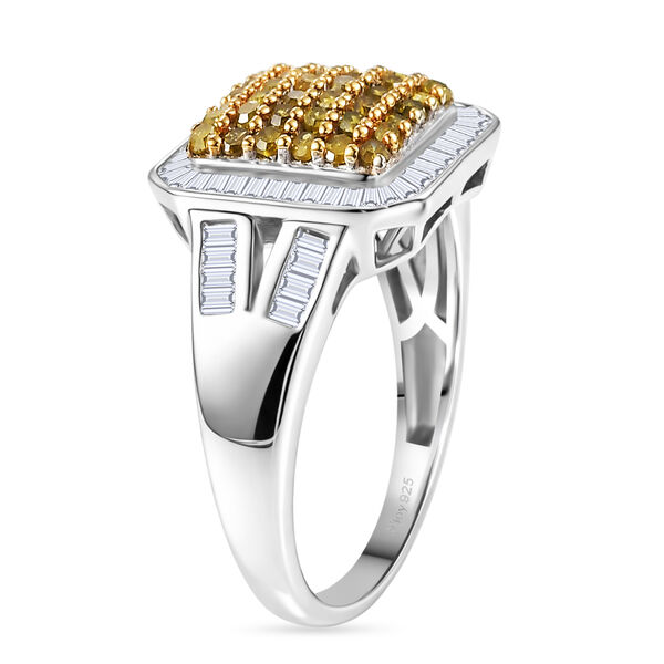 D'Joy gelber und wei&szlig;er Diamant Ring - 1 ct. image number 5