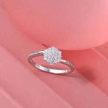 LUSTRO STELLA wei&szlig;er Zirkonia Ring