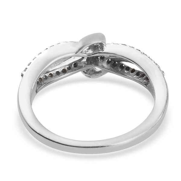 Diamant Ring 925 Silber Platin-Überzug image number 6