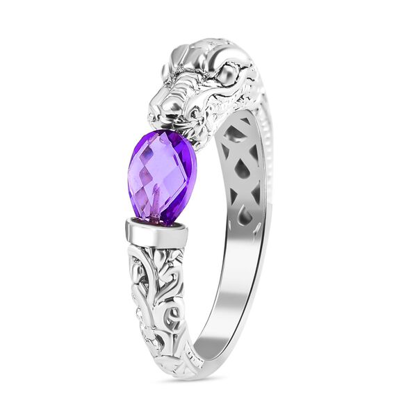 Royal Bali Kollektion - Rose De France Amethyst Ring - 1,70 ct. image number 4