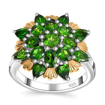 Nat&uuml;rlicher Chromdiopsid-Ring - 3,18 ct.