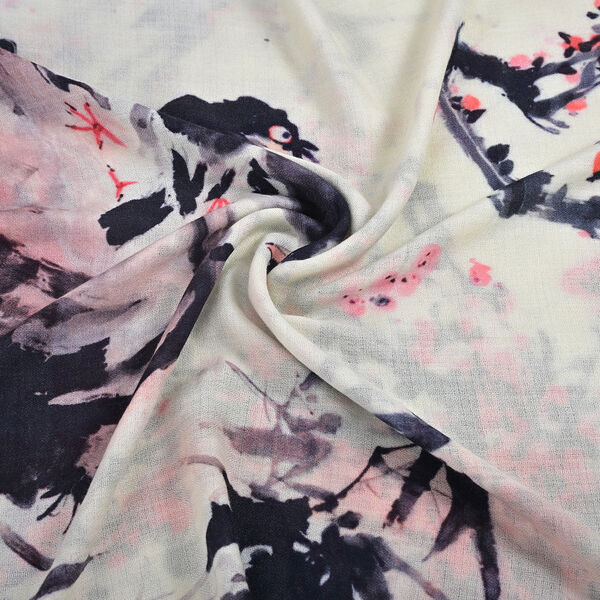 Multi Color Cashmere Wool Scarf image number 5