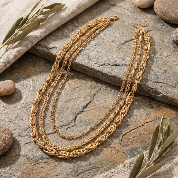 Nickelfreies Messing Halskette ca. 52 cm ca. 113,30g image number 1