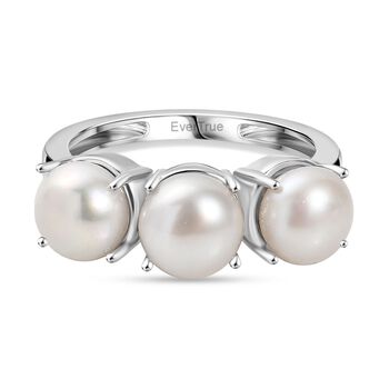 EVER TRUE S&uuml;&szlig;wasser Perle (6-6.5 mm) Ring Nickelfreies Messing