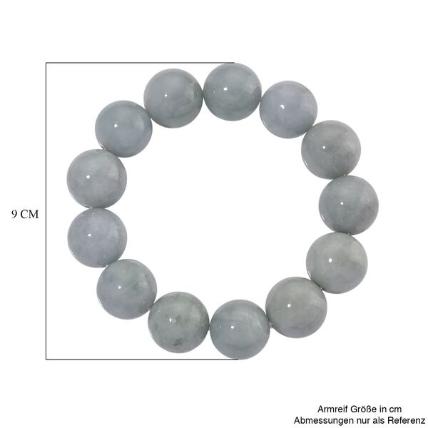 Nat&uuml;rliche wei&szlig;e flexible Jadeite Jade Halskette und Armband image number 5