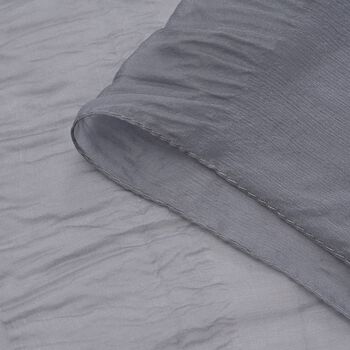 LA MAREY - Schal aus 100% reiner Maulbeerseide, Grau