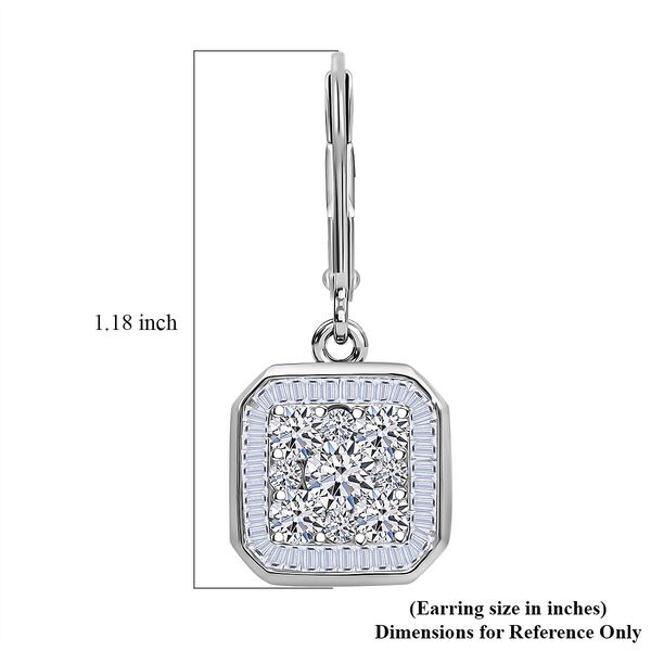 LUXURIANT DIAMOND - Lab Grown Diamant SI-GH Ohrringe 925 Silber Rhodiniert ca. 2,00 ct. image number 5