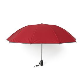 Aero-Alloy Regenschirm, 22 Zoll LED, Rot, Wind- und Regensicher