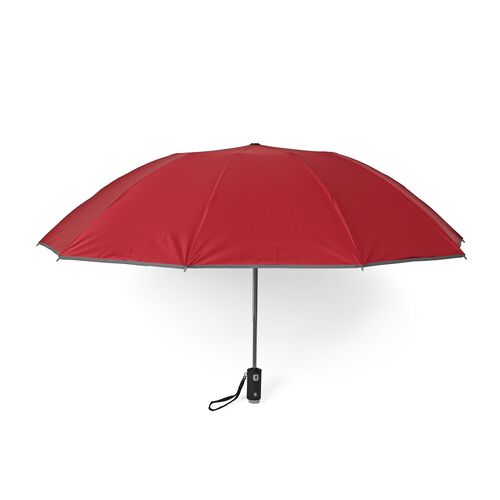 Aero-Alloy Regenschirm, 22 Zoll LED, Rot, Wind- und Regensicher image number 0