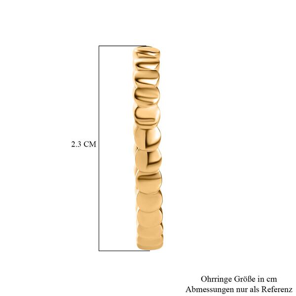 Rundsegment-Design, 925 Silber Gelbgold Vermeil image number 5