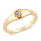 Diamant Ring 925 Silber vergoldet image number 3