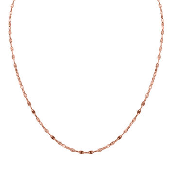 Valentino 925 Silber ros&eacute;vergoldet Kette, ca. 45 cm