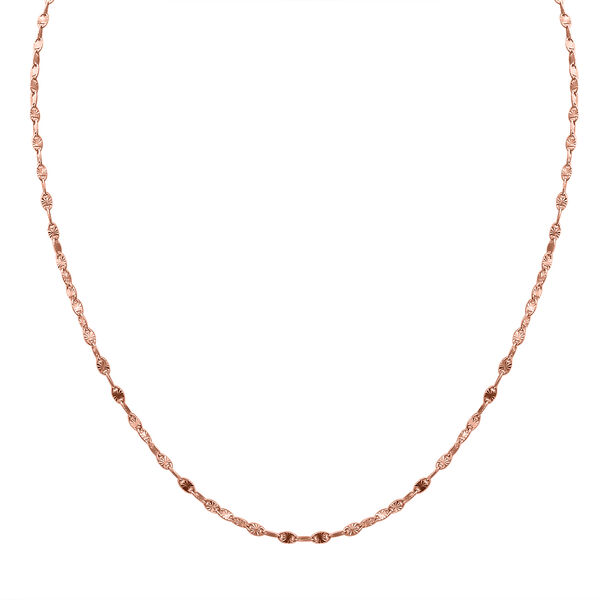 Valentino 925 Silber ros&eacute;vergoldet Kette, ca. 45 cm