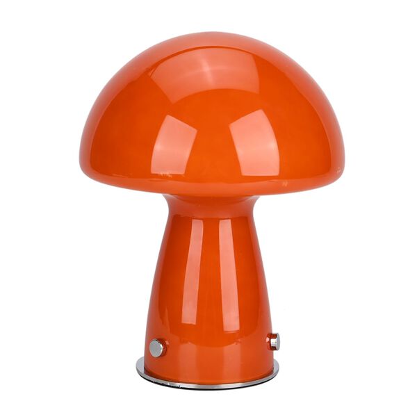 Minimalistische Glas-Pilzlampen mit Touch-Steuerung, Gr&ouml;&szlig;e 22x28cm, Orange image number 8