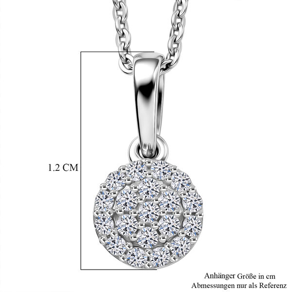 LUXURIANT DIAMOND - Lab Grown Diamant SI-GH Schmuckset ca. 50 cm 925 Silber Rhodiniert ca. 0,15 ct. image number 4