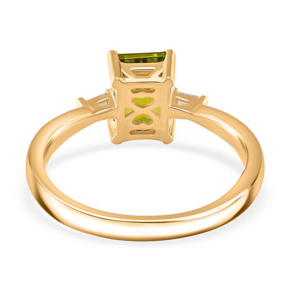 Peridot und Zirkon Ring - 1,78 ct. image number 4
