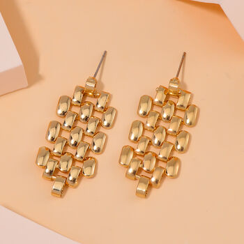 Messing Ohrringe ca. 7,00g