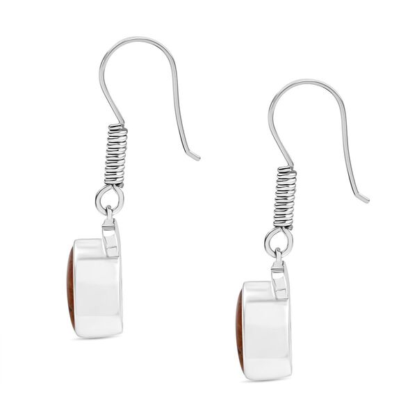 Feuer Opal Matrix Ohrringe 950 Kupfer ca. 11.00 ct image number 4