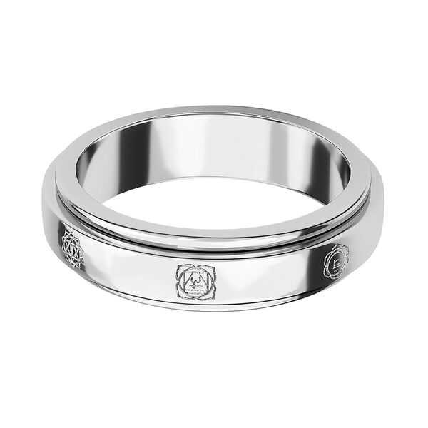 7 Chakra Anti-Stress Spinning Ring image number 4