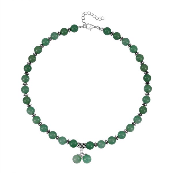 Grüner Aventurin Schmuckset  Legierung Antik-silber-Plattierung ca. 305.00 ct image number 3