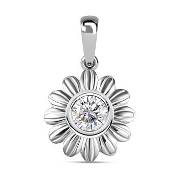 Wei&szlig;er Zirkonia Anh&auml;nger in 925 Silber