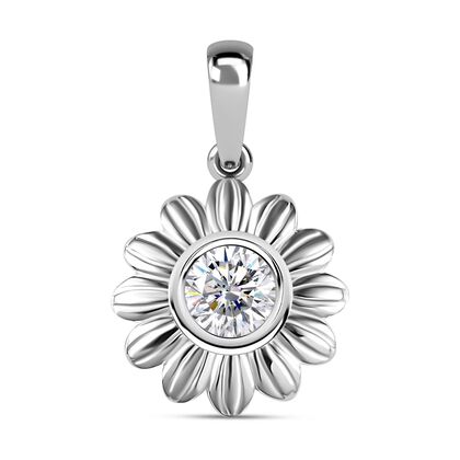 Wei&szlig;er Zirkonia Anh&auml;nger 925 Silber