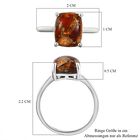 Feueropal Matrix-Ring, 925 Silber  ca. 2,66 ct image number 6