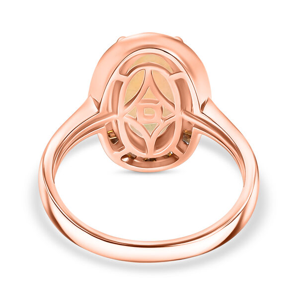 D&rsquo;Joy AA nat&uuml;rlicher, &auml;thiopischer Welo Opal und roter Diamant Ring - 2,75 ct. image number 6