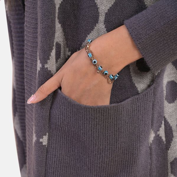 LA MAREY - offene Strickjacke mit Farbkontrast, Einheitsgr&ouml;&szlig;e Grau image number 4