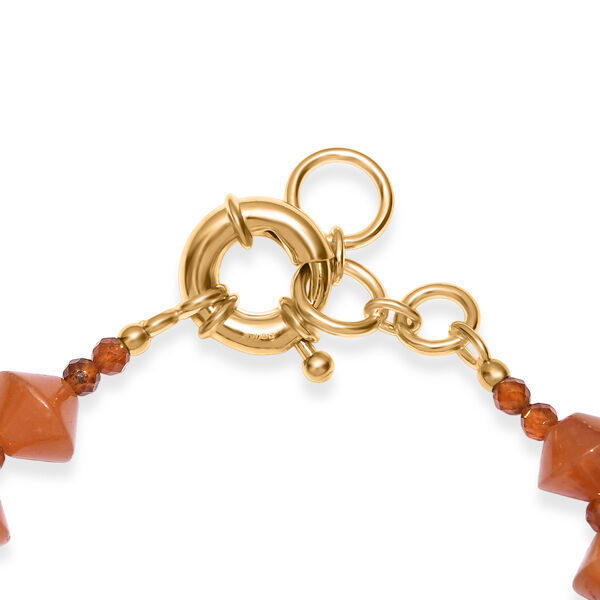 EverTrue rotes Aventurin und Hessonit Granat 18,5cm Armband - 62 ct. image number 3