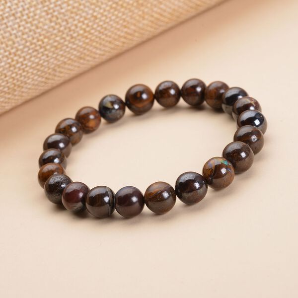 Nat&uuml;rliches Boulder Opal Armband, 18 cm, ca. 119.00 ct image number 2