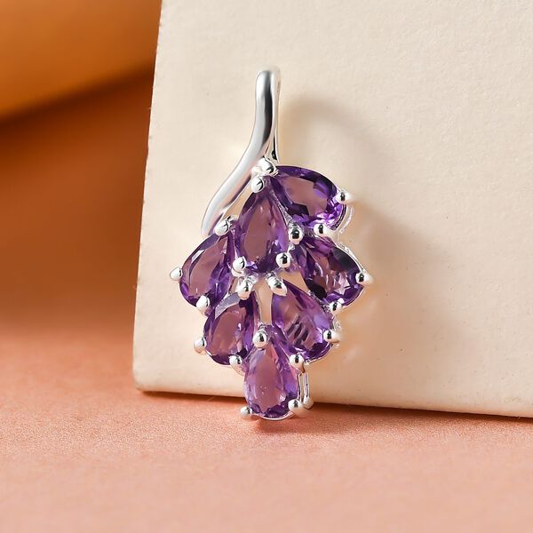 Afrikanischer Amethyst-Anh&auml;nger, 925 Silber ca. 1.38 ct image number 3