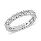 88 Facetten Moissanit-Ring, 925 Silber platiniert  ca. 1,32 ct image number 3