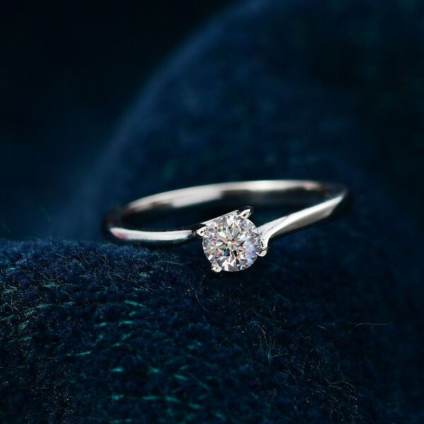 LUXURIANT SI-GH Labor Diamant Ring, 925 Silber rhodiniert - 0,33 ct. image number 2