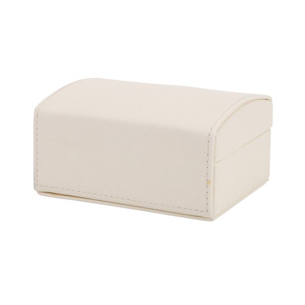 PU-Schmuckkästchen, 12x9,5x6,5cm, Crème image number 4