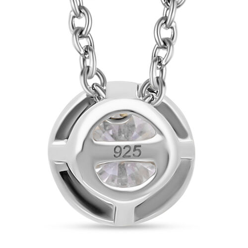 LUXURIANT DIAMOND- Labor VS Diamant-Anhänger mit 50cm Kette, 925 Silber platiniert- 0,25 ct. image number 6