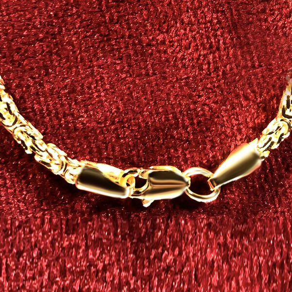Italienische K&ouml;nigskette, ca. 50 cm, 375 Gelbgold ca. 5,65g image number 3