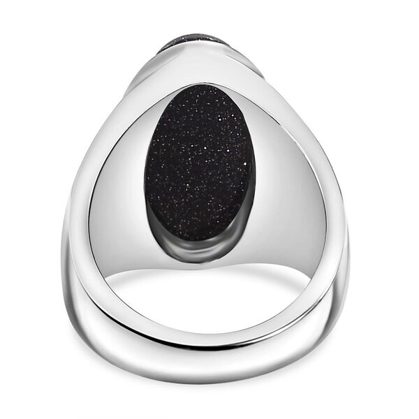 Blauer Sandstein-Ring - 9,66 ct. image number 6