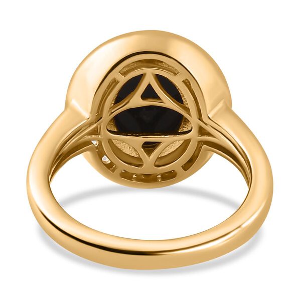 Boulder Opal Triplett und Zirkon Ring - 2,70 ct. image number 9